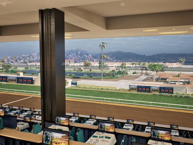 Del Mar Thoroughbred Club - Section Turf Club Lvl 4 Tbl E 38 Seat View