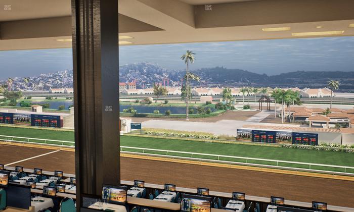 Del Mar Thoroughbred Club - Section Turf Club Lvl 4 Tbl E 38 Seat View