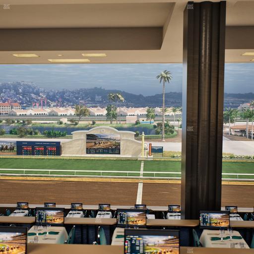 Del Mar Thoroughbred Club - Section Turf Club Lvl 4 Tbl E 4 Seat View