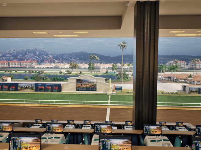 Del Mar Thoroughbred Club - Section Turf Club Lvl 4 Tbl E 4 Seat View