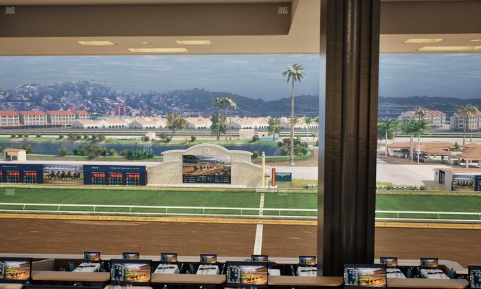 Del Mar Thoroughbred Club - Section Turf Club Lvl 4 Tbl E 4 Seat View