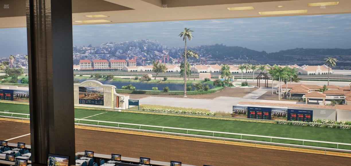 Del Mar Thoroughbred Club - Section Turf Club Lvl 4 Tbl E 40 Seat View