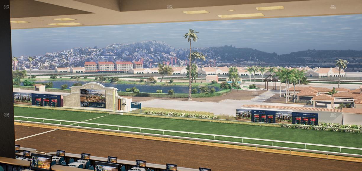 Del Mar Thoroughbred Club - Section Turf Club Lvl 4 Tbl E 41 Seat View