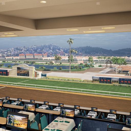 Del Mar Thoroughbred Club - Section Turf Club Lvl 4 Tbl E 41 Seat View
