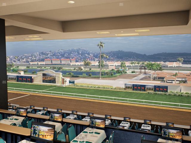 Del Mar Thoroughbred Club - Section Turf Club Lvl 4 Tbl E 41 Seat View