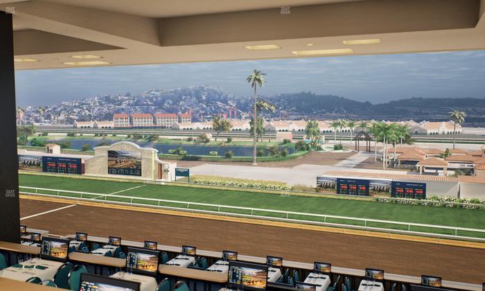 Del Mar Thoroughbred Club - Section Turf Club Lvl 4 Tbl E 41 Seat View
