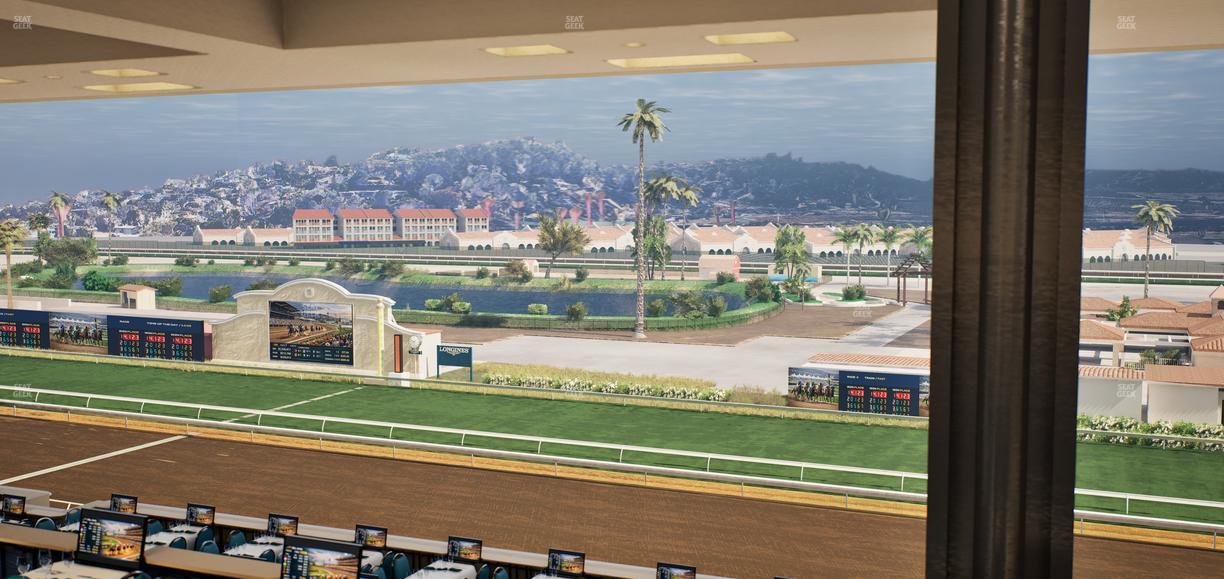 Del Mar Thoroughbred Club - Section Turf Club Lvl 4 Tbl E 42 Seat View
