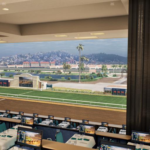 Del Mar Thoroughbred Club - Section Turf Club Lvl 4 Tbl E 42 Seat View