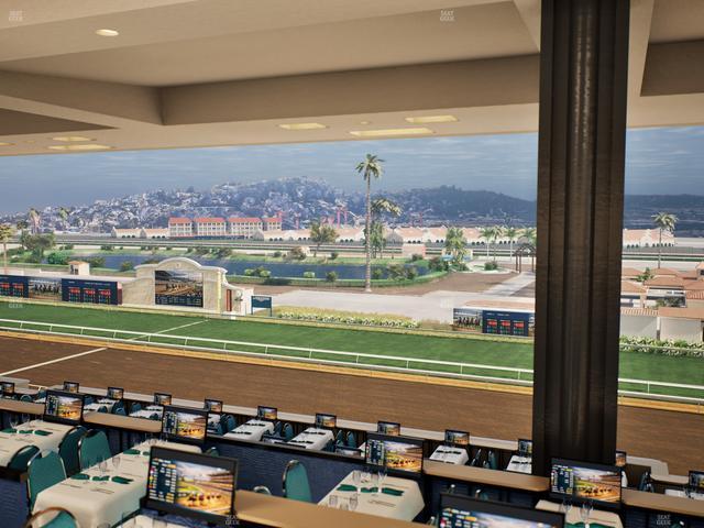 Del Mar Thoroughbred Club - Section Turf Club Lvl 4 Tbl E 42 Seat View