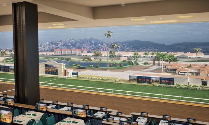 Del Mar Thoroughbred Club - Section Turf Club Lvl 4 Tbl E 45 Seat View