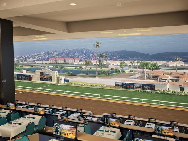 Del Mar Thoroughbred Club - Section Turf Club Lvl 4 Tbl E 46 Seat View