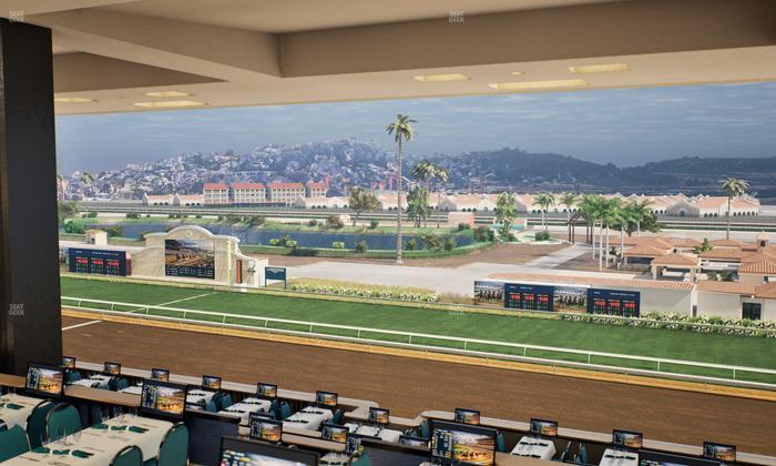 Del Mar Thoroughbred Club - Section Turf Club Lvl 4 Tbl E 46 Seat View