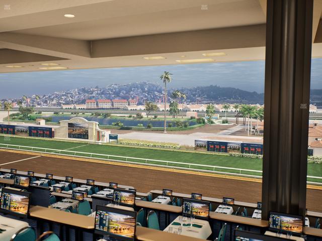 Del Mar Thoroughbred Club - Section Turf Club Lvl 4 Tbl E 47 Seat View