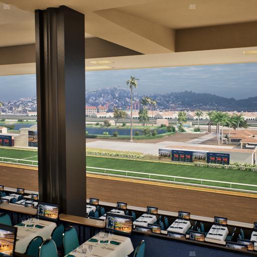 Del Mar Thoroughbred Club - Section Turf Club Lvl 4 Tbl E 49 Seat View