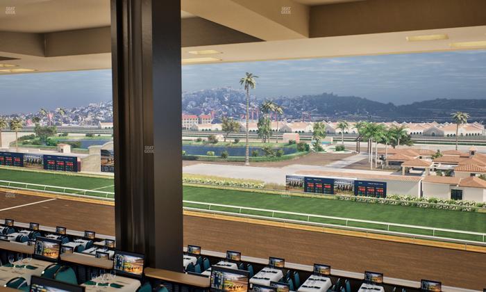 Del Mar Thoroughbred Club - Section Turf Club Lvl 4 Tbl E 49 Seat View