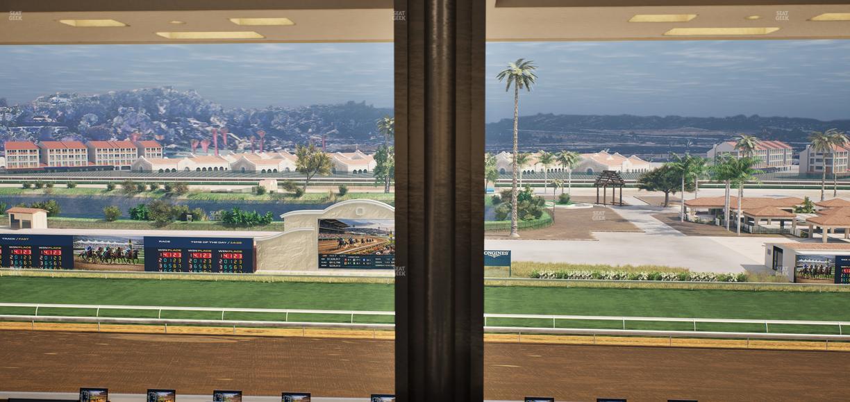 Del Mar Thoroughbred Club - Section Turf Club Lvl 4 Tbl E 5 Seat View