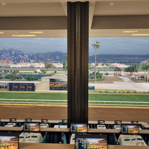 Del Mar Thoroughbred Club - Section Turf Club Lvl 4 Tbl E 5 Seat View