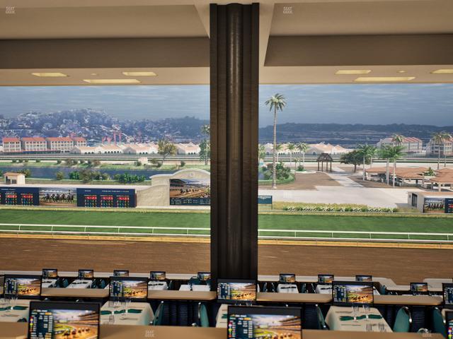 Del Mar Thoroughbred Club - Section Turf Club Lvl 4 Tbl E 5 Seat View