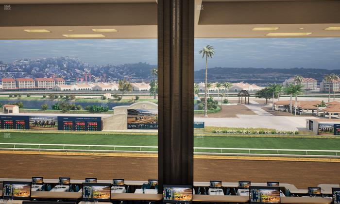 Del Mar Thoroughbred Club - Section Turf Club Lvl 4 Tbl E 5 Seat View