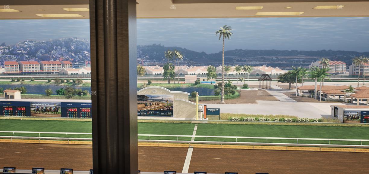 Del Mar Thoroughbred Club - Section Turf Club Lvl 4 Tbl E 6 Seat View