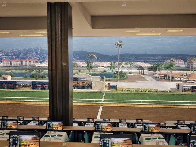 Del Mar Thoroughbred Club - Section Turf Club Lvl 4 Tbl E 6 Seat View