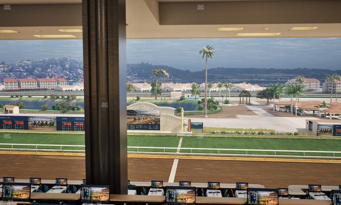 Del Mar Thoroughbred Club - Section Turf Club Lvl 4 Tbl E 6 Seat View