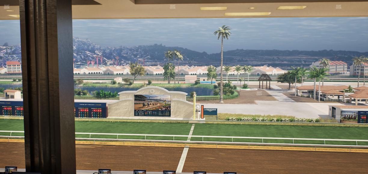 Del Mar Thoroughbred Club - Section Turf Club Lvl 4 Tbl E 7 Seat View