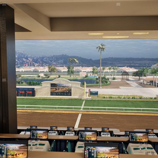 Del Mar Thoroughbred Club - Section Turf Club Lvl 4 Tbl E 7 Seat View