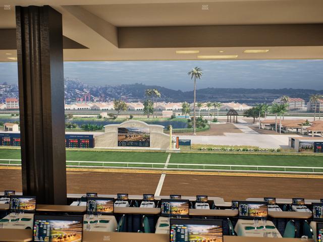 Del Mar Thoroughbred Club - Section Turf Club Lvl 4 Tbl E 7 Seat View