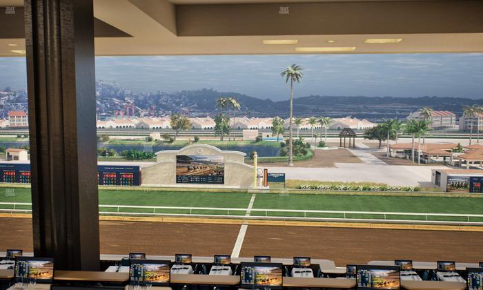 Del Mar Thoroughbred Club - Section Turf Club Lvl 4 Tbl E 7 Seat View
