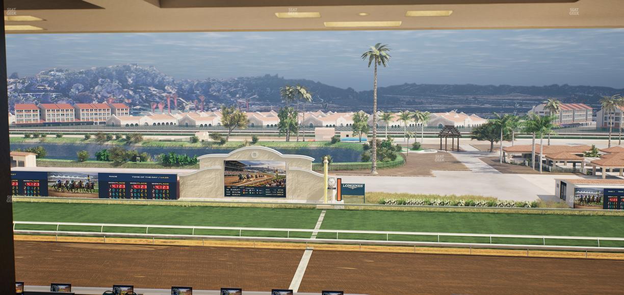 Del Mar Thoroughbred Club - Section Turf Club Lvl 4 Tbl E 8 Seat View