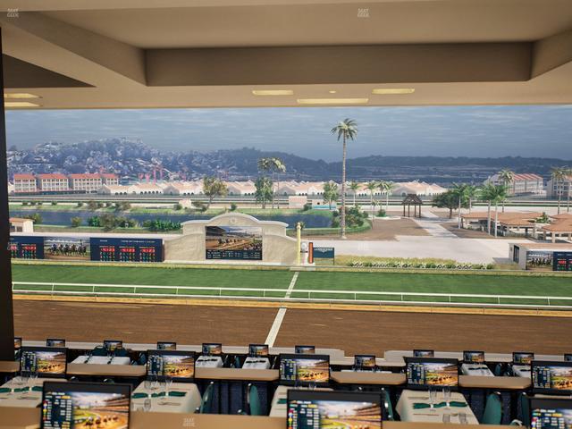 Del Mar Thoroughbred Club - Section Turf Club Lvl 4 Tbl E 8 Seat View