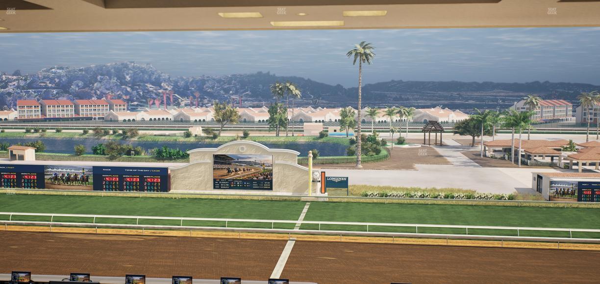 Del Mar Thoroughbred Club - Section Turf Club Lvl 4 Tbl E 9 Seat View