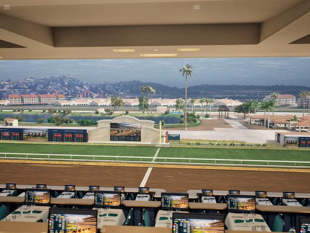Del Mar Thoroughbred Club - Section Turf Club Lvl 4 Tbl E 9 Seat View