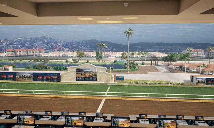 Del Mar Thoroughbred Club - Section Turf Club Lvl 4 Tbl E 9 Seat View