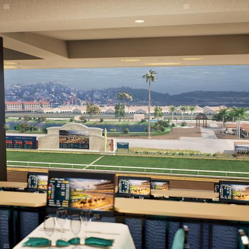 Del Mar Thoroughbred Club - Section Turf Club Lvl 4 Tbl F 20 Seat View