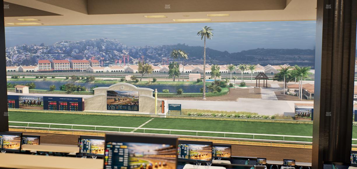 Del Mar Thoroughbred Club - Section Turf Club Lvl 4 Tbl F 21 Seat View