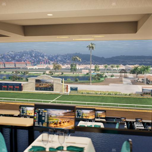 Del Mar Thoroughbred Club - Section Turf Club Lvl 4 Tbl F 21 Seat View