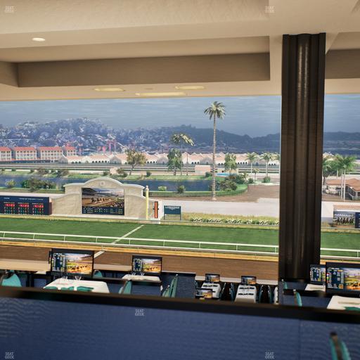 Del Mar Thoroughbred Club - Section Turf Club Lvl 4 Tbl F 22 Seat View