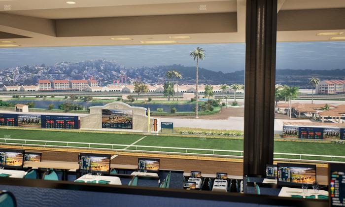 Del Mar Thoroughbred Club - Section Turf Club Lvl 4 Tbl F 22 Seat View