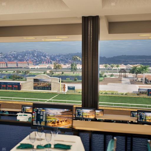 Del Mar Thoroughbred Club - Section Turf Club Lvl 4 Tbl F 23 Seat View