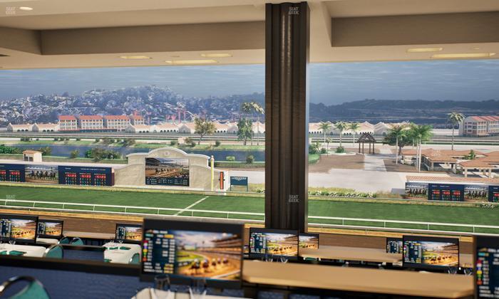 Del Mar Thoroughbred Club - Section Turf Club Lvl 4 Tbl F 23 Seat View