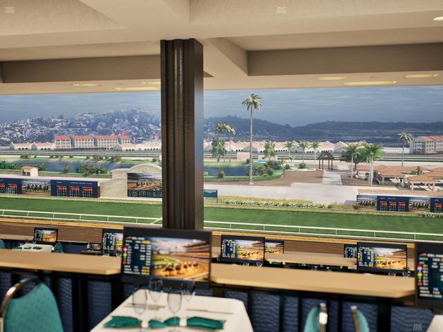 Del Mar Thoroughbred Club - Section Turf Club Lvl 4 Tbl F 24 Seat View