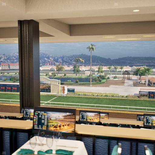 Del Mar Thoroughbred Club - Section Turf Club Lvl 4 Tbl F 25 Seat View