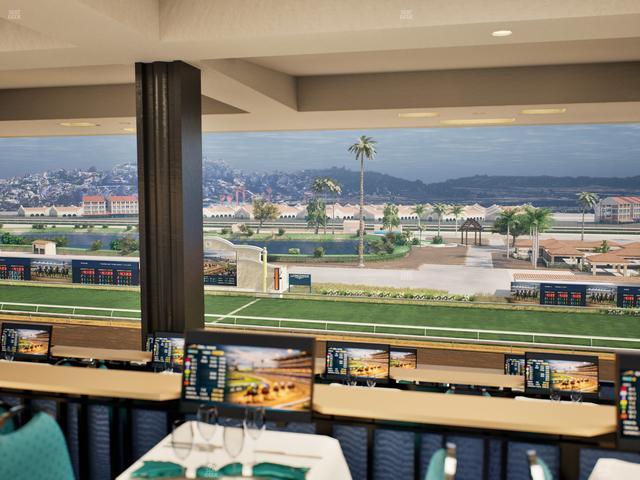 Del Mar Thoroughbred Club - Section Turf Club Lvl 4 Tbl F 25 Seat View