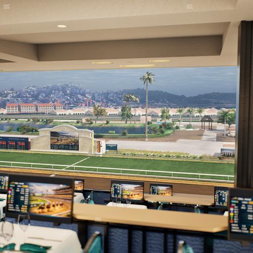 Del Mar Thoroughbred Club - Section Turf Club Lvl 4 Tbl F 27 Seat View