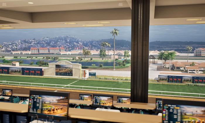 Del Mar Thoroughbred Club - Section Turf Club Lvl 4 Tbl F 28 Seat View