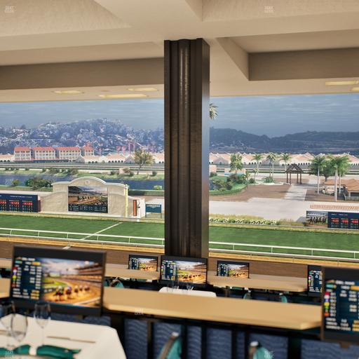 Del Mar Thoroughbred Club - Section Turf Club Lvl 4 Tbl F 29 Seat View