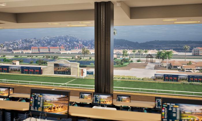 Del Mar Thoroughbred Club - Section Turf Club Lvl 4 Tbl F 29 Seat View