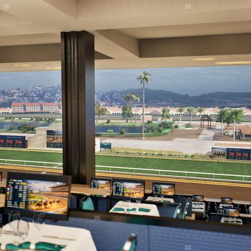 Del Mar Thoroughbred Club - Section Turf Club Lvl 4 Tbl F 30 Seat View